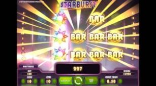 Starburst max win video 0